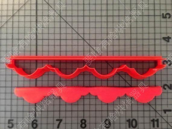 花边3d打印饼干模具 Border立体卡通翻糖蛋糕切模套装 宝宝辅食