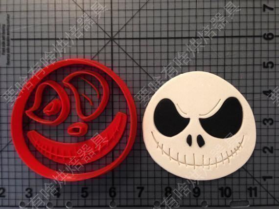 圣诞夜惊魂骷髅杰克饼干模具 Jack立体翻糖蛋糕切模套装 烘焙工具