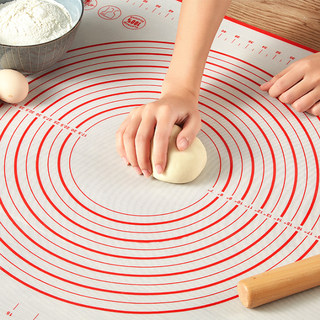 食品级硅胶揉面垫和面垫厨房家用大号加厚不粘擀面垫烘焙面包垫子