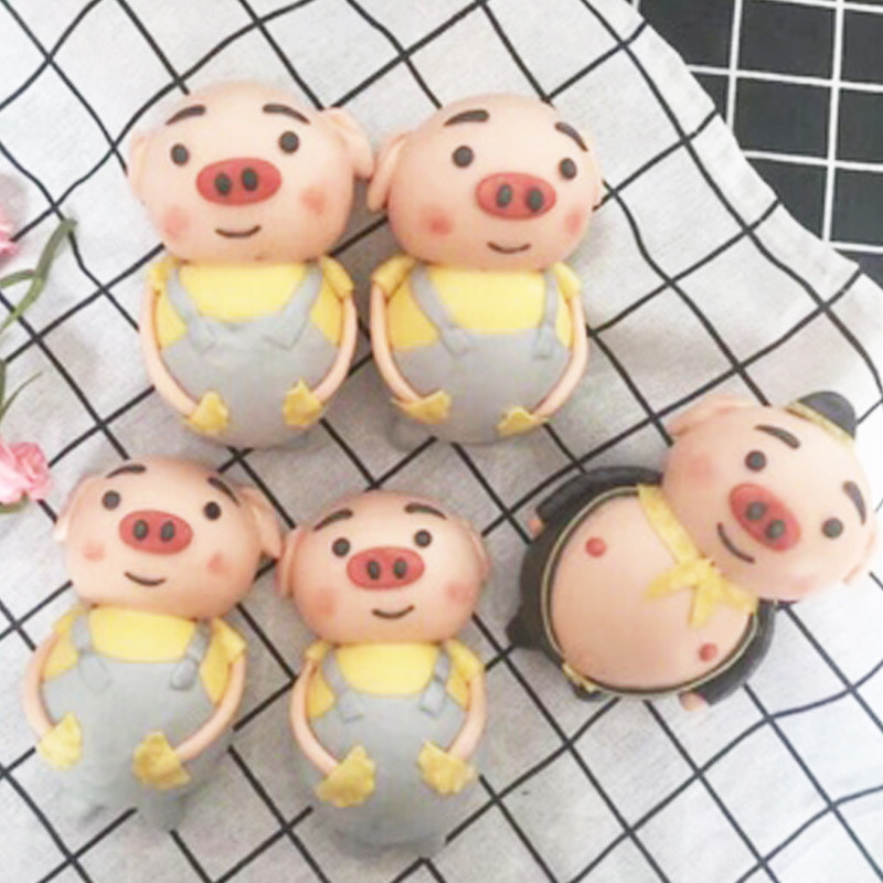 猪小屁网红小猪卡通馒头模具 面食花样 家用蒸加深宝宝辅食3d立体