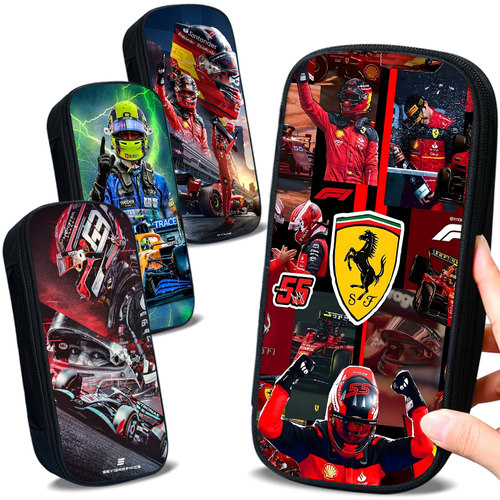 2026新款咖宝车神笔袋F1赛车手男孩炫酷文具盒男童中小学生铅笔盒