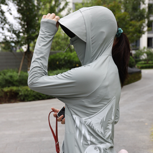 李喜猫LIXIMAO原创大猫锦纶原纱UPF50凉感防紫外线轻薄情侣防晒衣