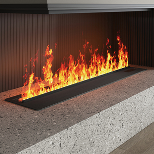 工厂直销:3d雾化电子壁炉仿真火焰加湿器嵌入式家用室内客厅装饰