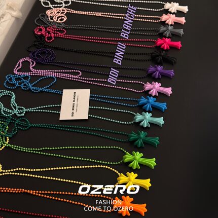 【正确版可过验】K罗心20周年限定版十字架项链男女小众高级感潮