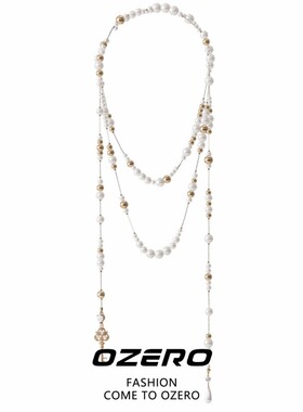 复古锁芯复古钥匙水滴珍珠项链