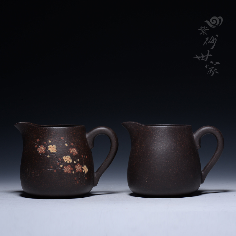 紫砂公道杯公杯纯手工茶海非陶瓷功夫茶具配件大号均杯倒茶分茶器