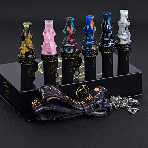 WOLF COOLVAPE 树脂水烟嘴复古小树环扣配私人挂链酒吧水烟壶配件