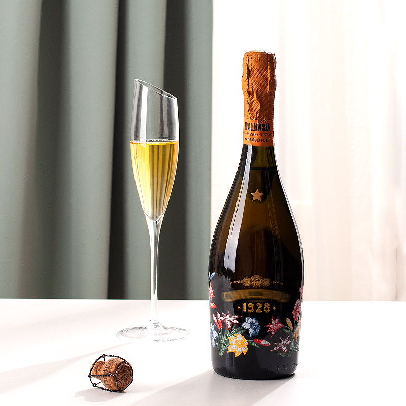 临期750ml意大利之花甜型起泡葡萄酒进口低度气泡酒女士果酒