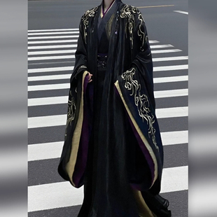 观南惊羽国风男女装权谋影视汉服套装霸气飘逸古风广袖刺绣武侠装