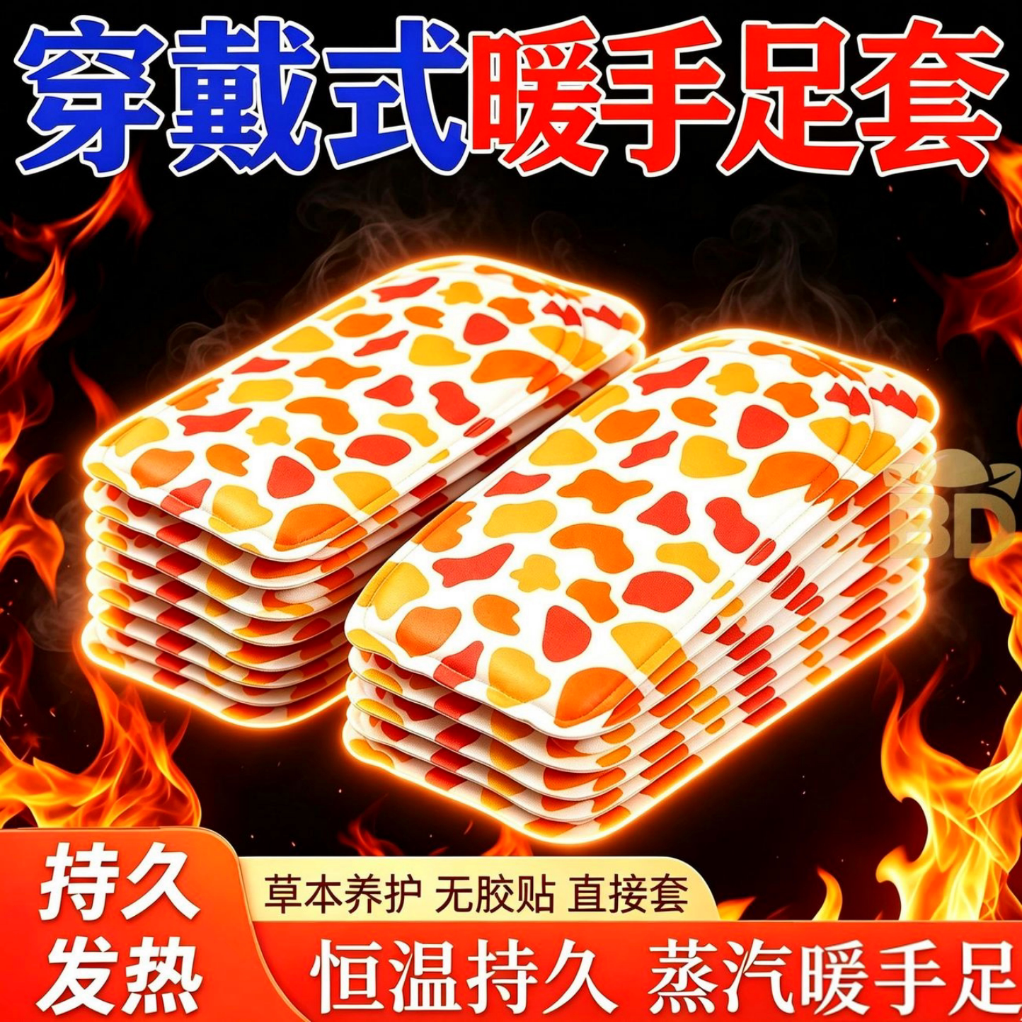 加长暖脚套冬季保暖新款穿戴式暖手宝自热暖宝宝自热式暖足贴