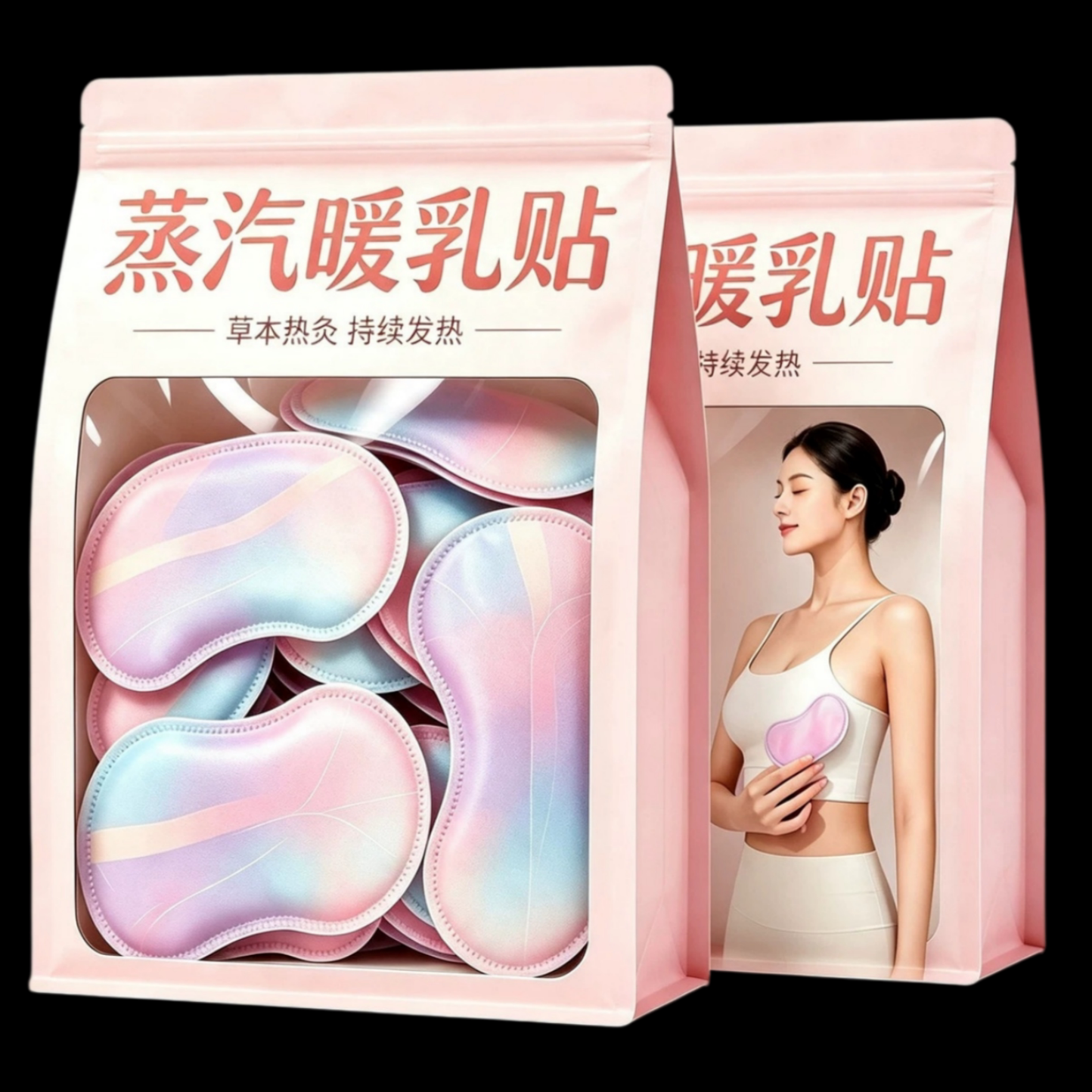 蒸汽暖护乳贴草本温润胸部暖敷贴透气亲肤柔软身日常保暖贴腰腹