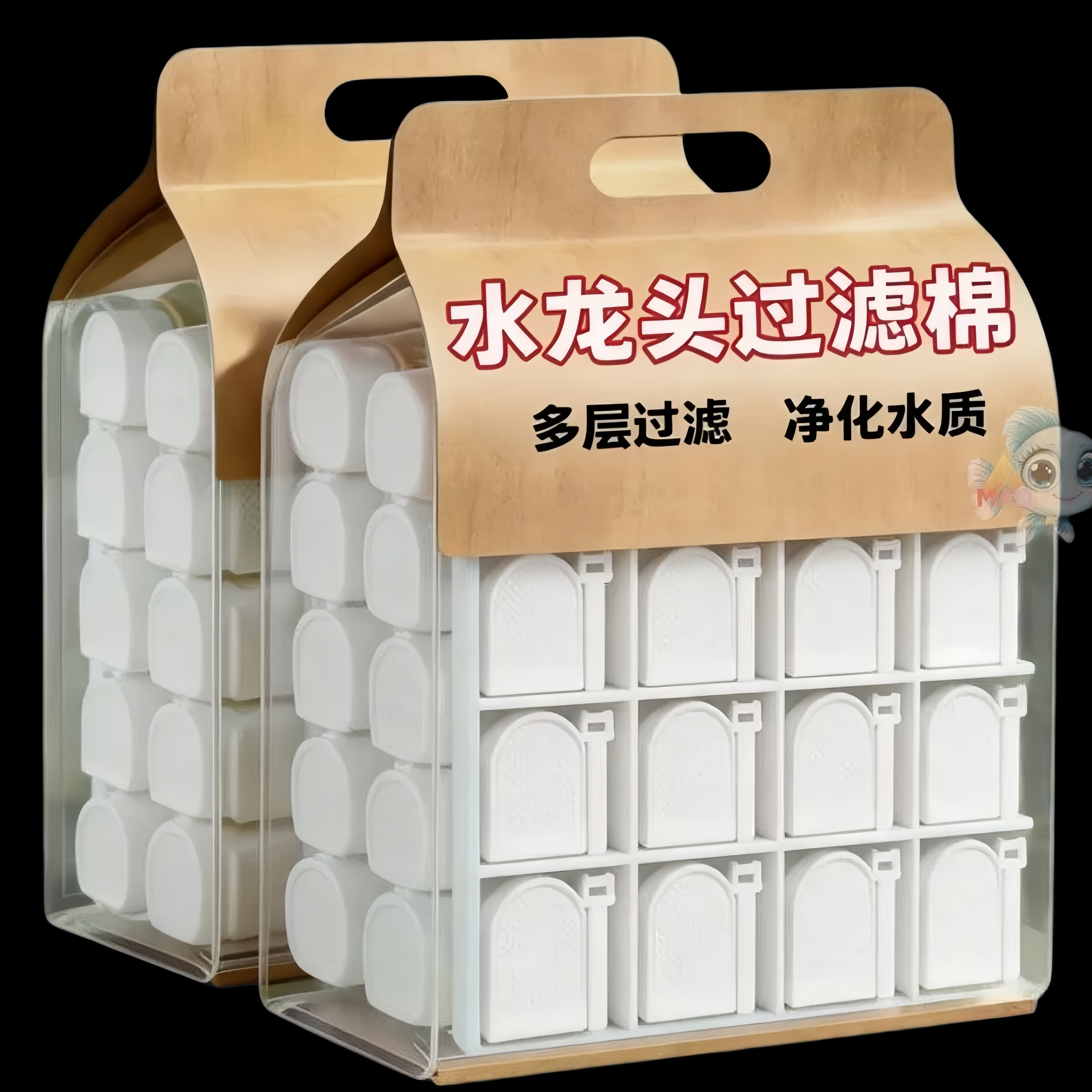 水龙头过滤棉超强过滤自来水井水泉水泥沙铁锈水垢杂质加厚通用型