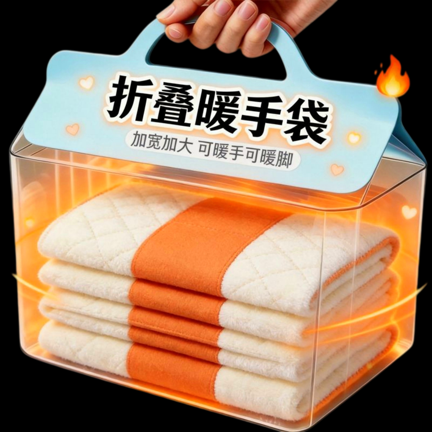 暖手贴自发热暖宝宝发热袋冬季折叠暖手袋一次性冬天冬季暖手袋子