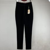 女高腰无缝保暖加绒弹力显瘦九分富姐裤 珞彩2399大码 打底裤