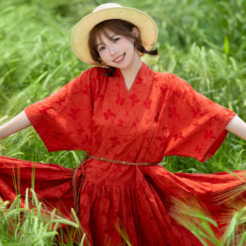 花朝记｜梦澜｜明制汉服贴里搭护提花棉人丝日常风春夏大明蓬蓬裙