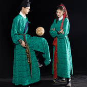 花朝记｜花花优选｜韶华｜男女汉服传统翼马纹｜唐制圆领袍灯笼裤