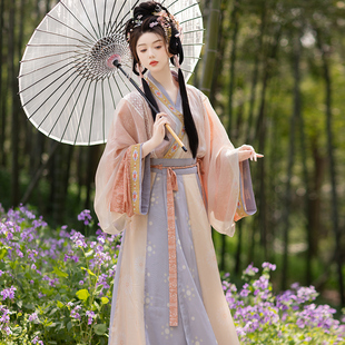 花朝记｜等风来｜陌上桑｜春夏汉服｜幻色｜晋襦半袖 襦12破交窬裙