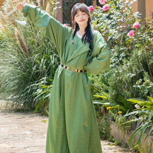 花朝记｜云川｜唐制汉服三色提花圆领袍传统日常民族春秋男女中性