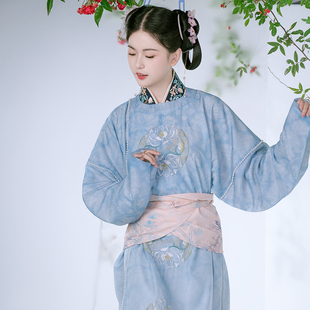 花朝记｜国丝汉服节｜期夕｜迢迢｜春夏复原｜宋圆领袍飞机袖 宋裤