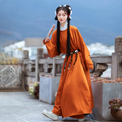 花朝记唐制复原款圆领袍男女汉服