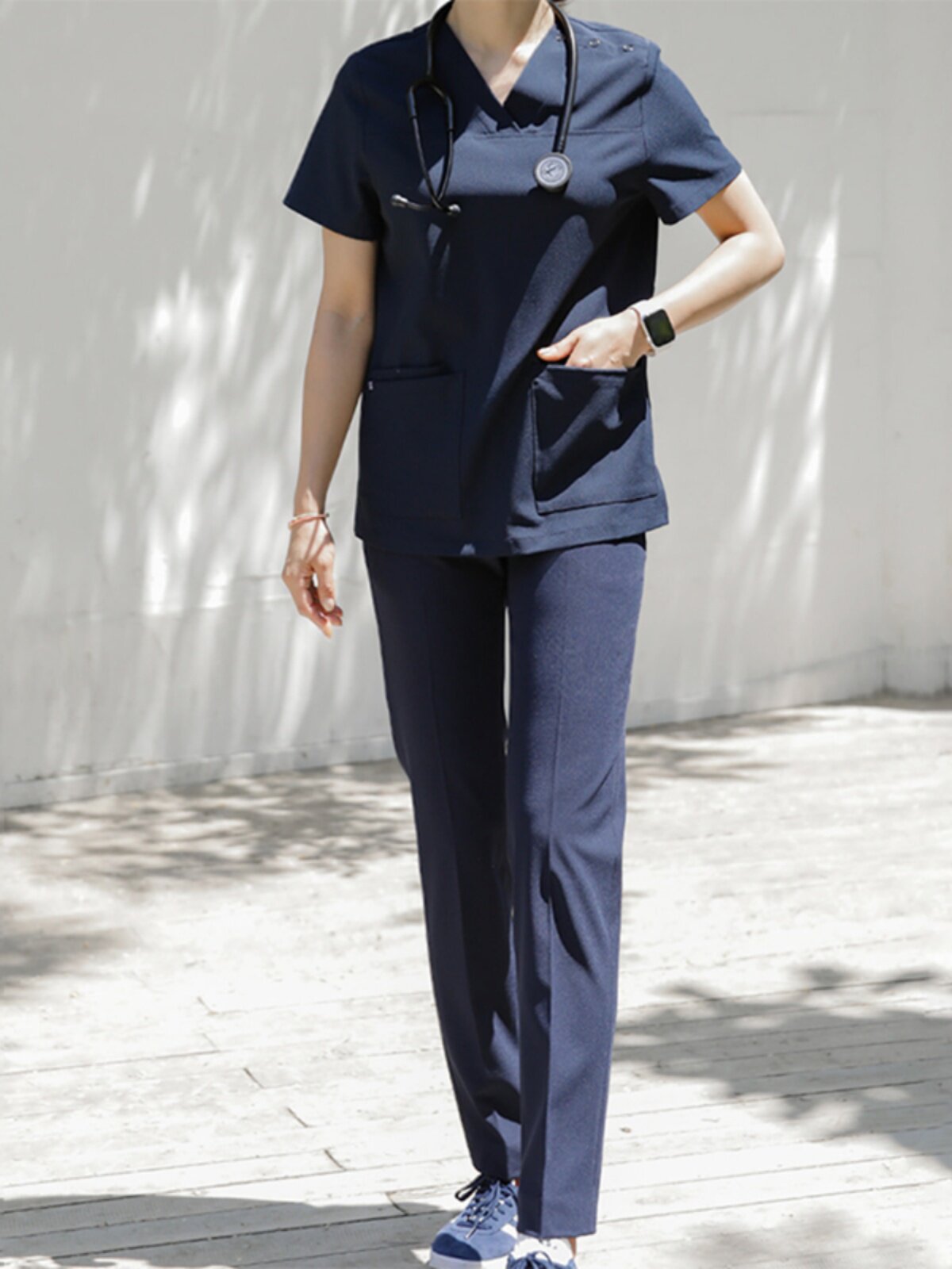 HIGH-END NURSE CLOTHES MATERNAL AND CHILD NURSES PET HOSPITAL OUTPATIENT DOCTORS HAND WASHING CLOTHES BRUSH HAND CLOTHES KOREAN MEN OPERATING ROOM LADIES