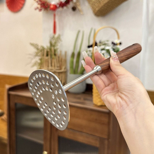 倒泥神器316不锈钢土豆泥工具家用压泥器捣碎捣泥器婴儿辅食神器