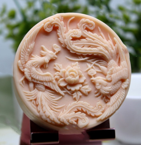 凤凰diy手工皂蛋糕月饼手艺品树脂滴胶工艺品香薰石膏 硅胶模具