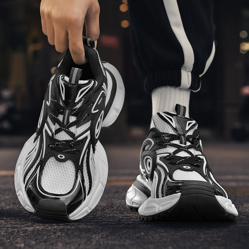 巨好看百搭鞋子高级感OLD巴黎小众个性国潮厚底增高老爹鞋男女