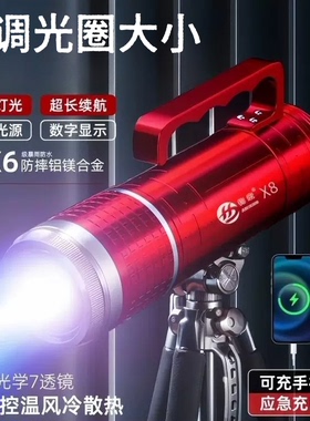 （可调光圈大小）顶点X8激光炮夜钓灯钓鱼灯诱鱼灯蓝光灯野钓灯