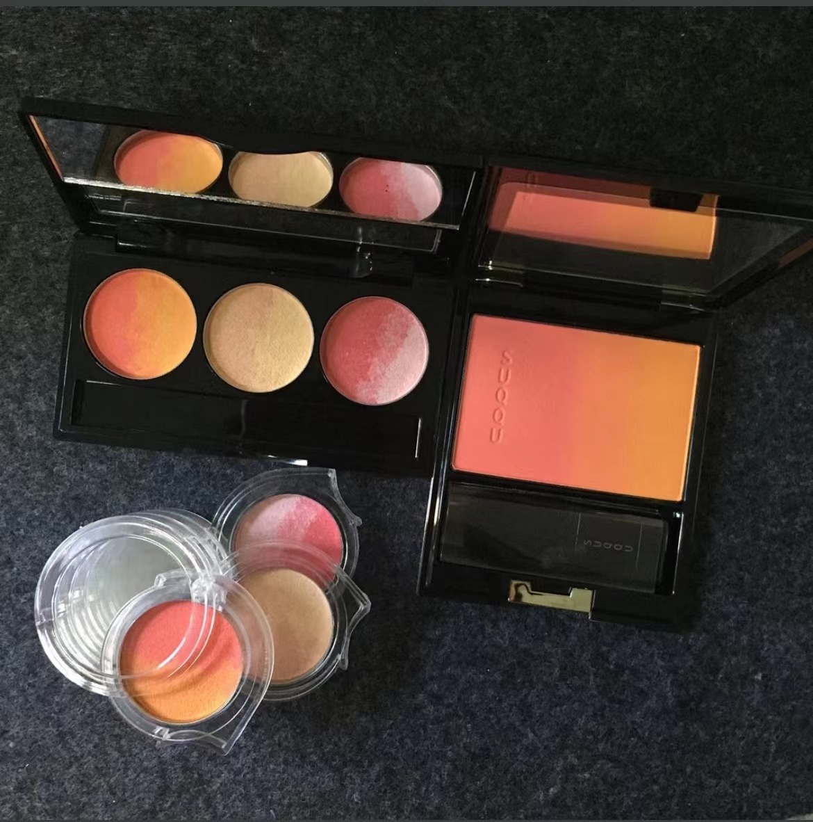 双色渐变腮红小样小样