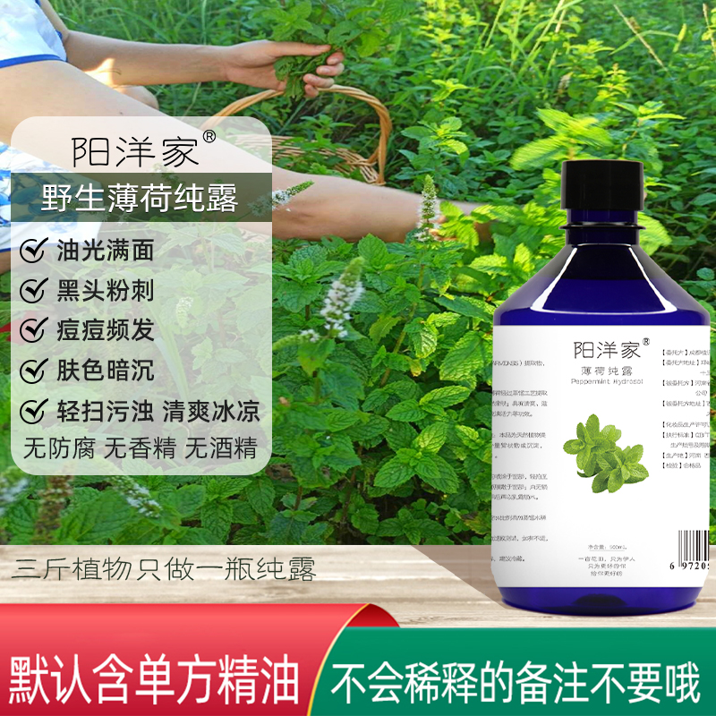 薄荷純露500ml閉口粉刺痘痘清涼
