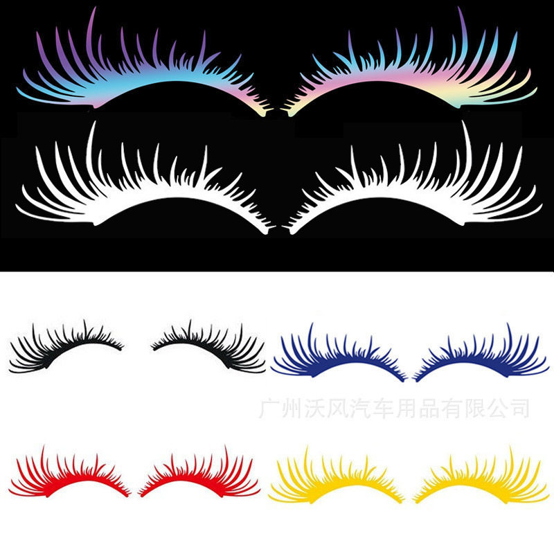 汽车大灯眉毛贴纸性感眼睫毛车贴车灯装饰贴反光个性贴灯眉贴,汽车用品/电子/清洗/改装,汽车装饰贴/反光贴,淘宝优惠券,粉丝福利购,淘宝优惠卷
