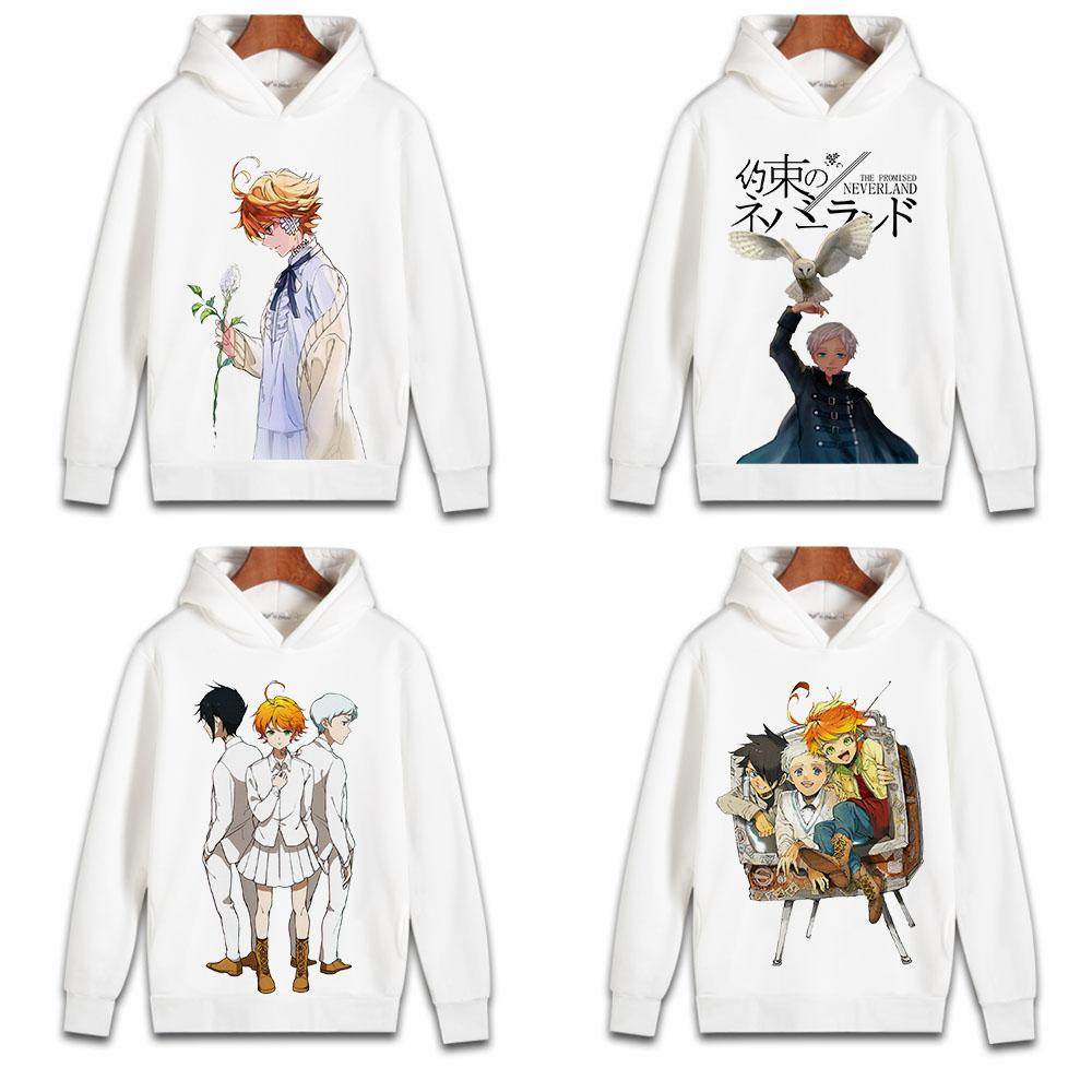 约定的梦幻岛动漫加绒连帽卫衣冬