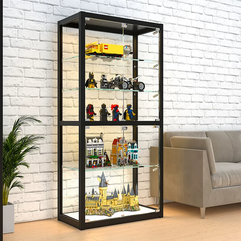 Lego, minifigure, stand, glass storage system, toy, constructor