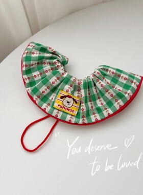 宠物口水巾领结猫咪狗狗通用布偶约克夏比熊泰迪卡通弹力可爱围脖