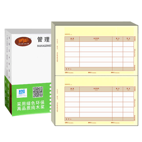 记账金额财务通用凭证纸YKBJ101