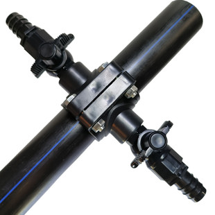 分水鞍座四通套装总成倒刺接阀门通用主管增接口节水灌溉配件用品