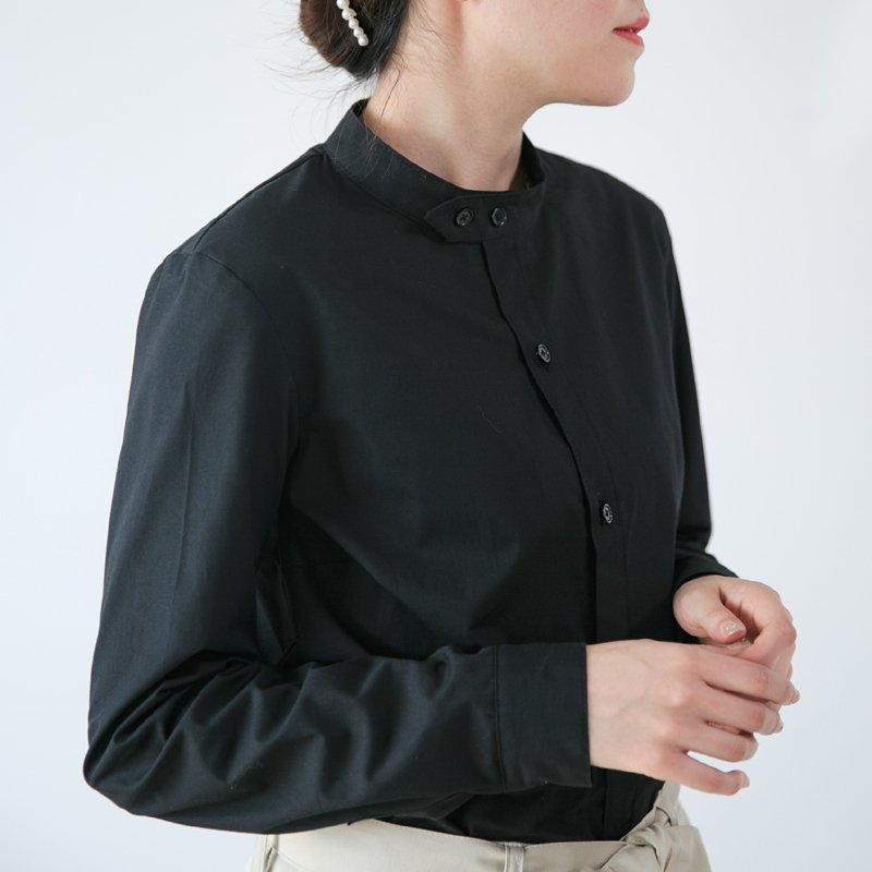 2025新款职场女士设计感衬衫女