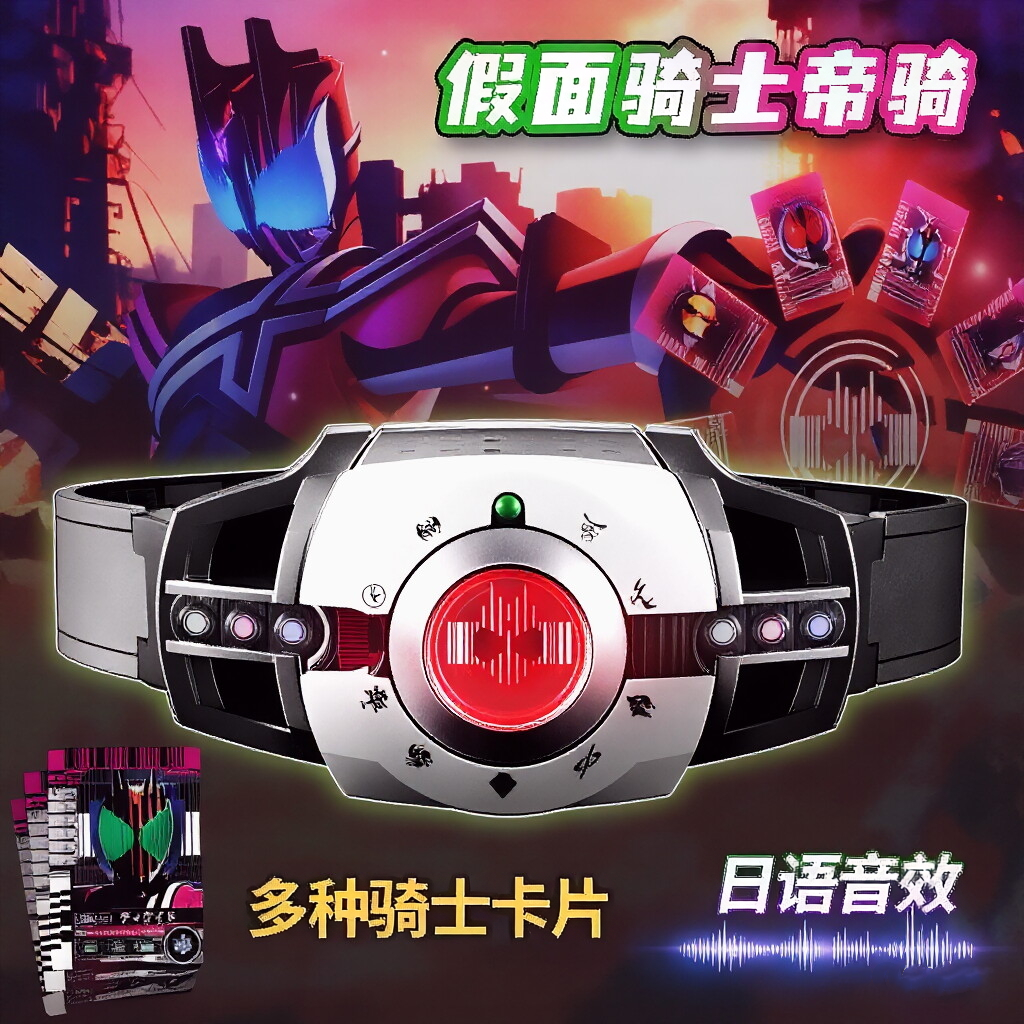 万代 假面骑士 极狐 DX 帝骑 白帝 艾克赛德 驱动器 变身腰带玩具