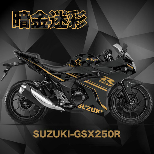 适用定制GSX250R全车贴版花贴纸