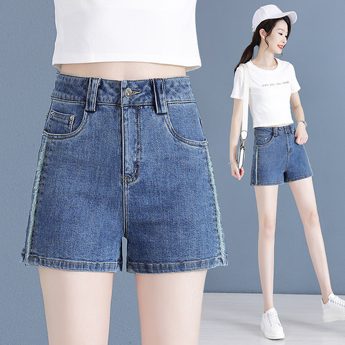 啄木鸟牛仔短裤女裤子2026年新款外穿小个子显瘦宽松阔腿a字裤