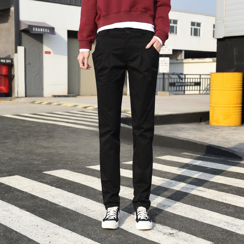 啄木鸟休闲裤宽松高腰春秋韩版哈伦裤弹力女士长裤小脚裤直筒裤