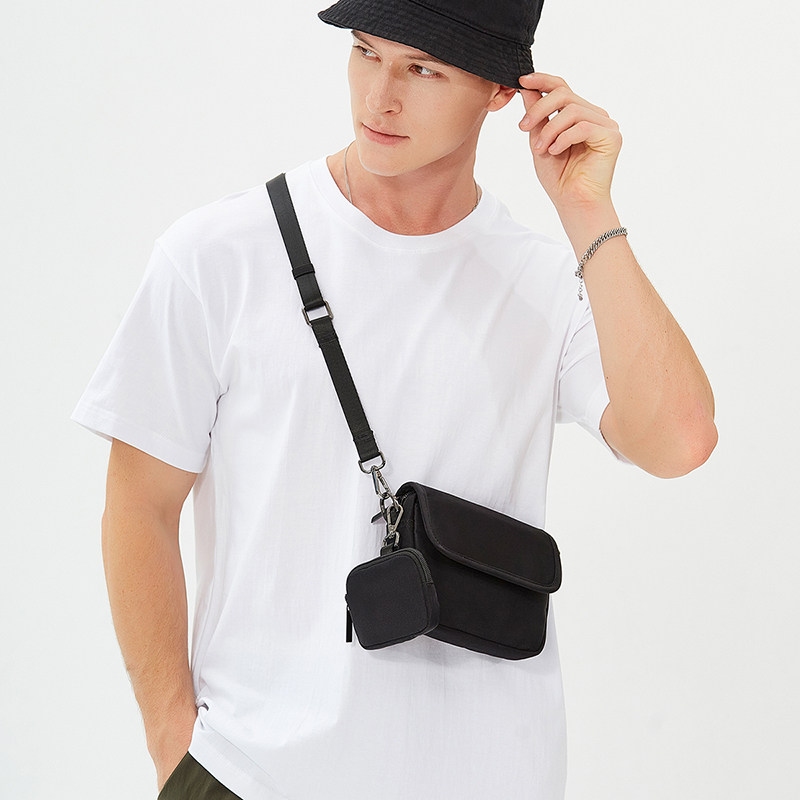 男士潮牌斜挎包潮男便携单肩小包日系工装挎男款休闲防水邮差包,箱包皮具/热销女包/男包,男士包袋,淘宝优惠券,粉丝福利购,淘宝优惠卷