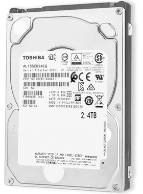 TOSHIBA/东芝服务器机械硬盘2.4TB 2.5英寸 SAS AL15SEB24EQ行盘