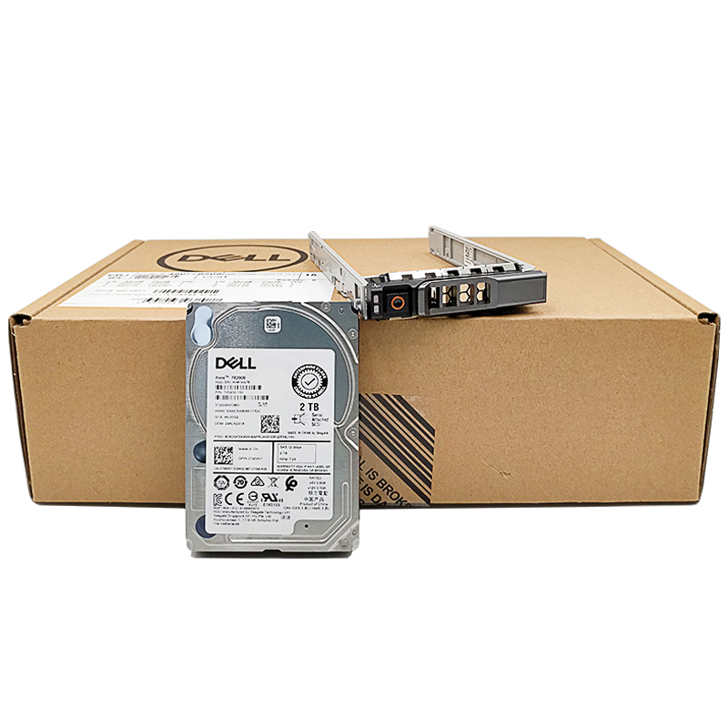 DELL戴尔服务器工作站企业级硬盘2T 7.2K SAS 2.5英寸含托架 盒包
