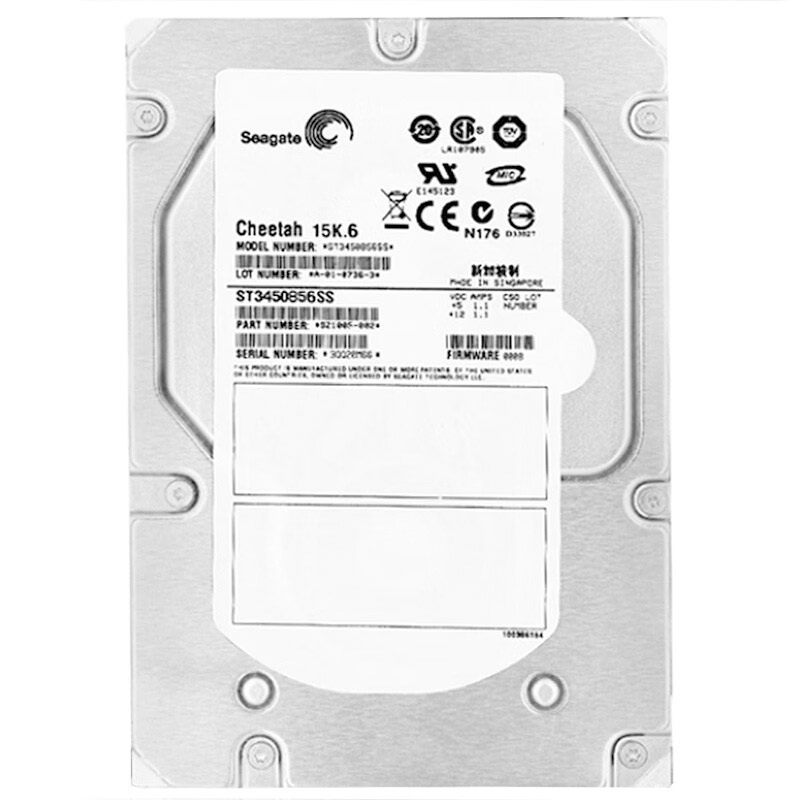 希捷 企业级硬盘 450GB 15000RPM 3.5英寸 SAS接口 ST3450856SS