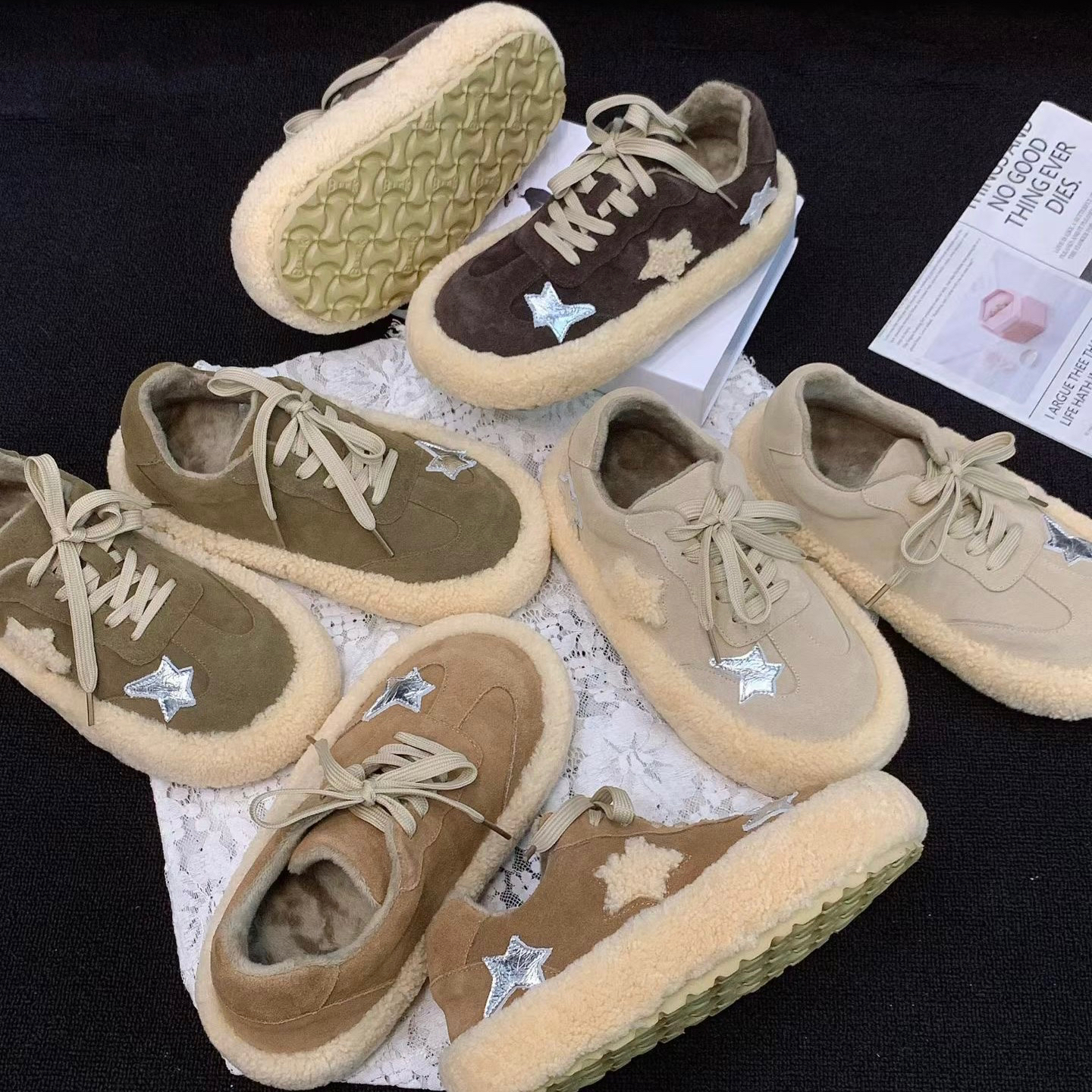 真皮女鞋厚底增高休闲运动板鞋