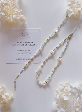 蝶影幻梦2025原创设计新款串珠diy自制手链小清新百搭diy手机链