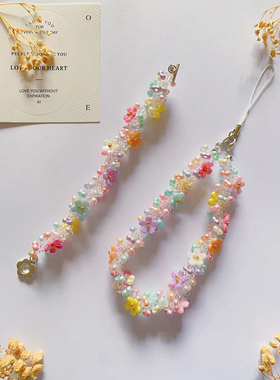 童年趣事 原创设计手工制作串珠手链清新女孩时尚简约百搭饰品