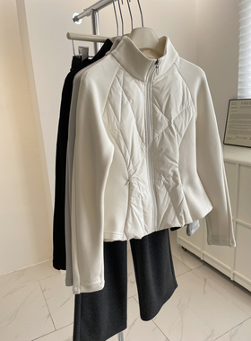 小蛮腰~lu系修身防风保暖白鸭绒羽绒服女！冬季立领轻薄内胆外套